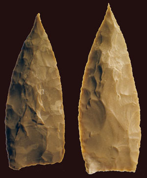 photo of kinney dart points