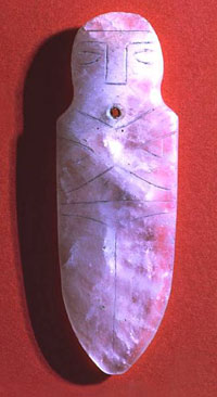 quartz pendant