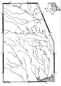 Map of distribution of Dalton points