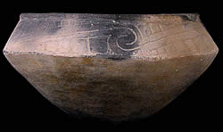 Taylor Engraved carinated bowl