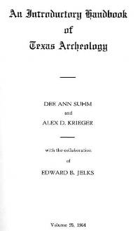 An Introductory Handbook of Texas Archeology