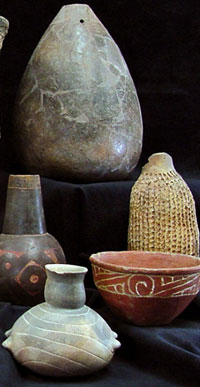 Ancient Caddo pots
