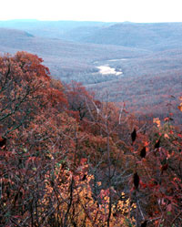 Caddo River in autumn