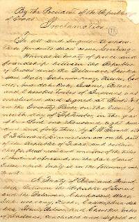 Bird's Fort Treaty Ratification