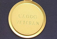 back of Caddo medal