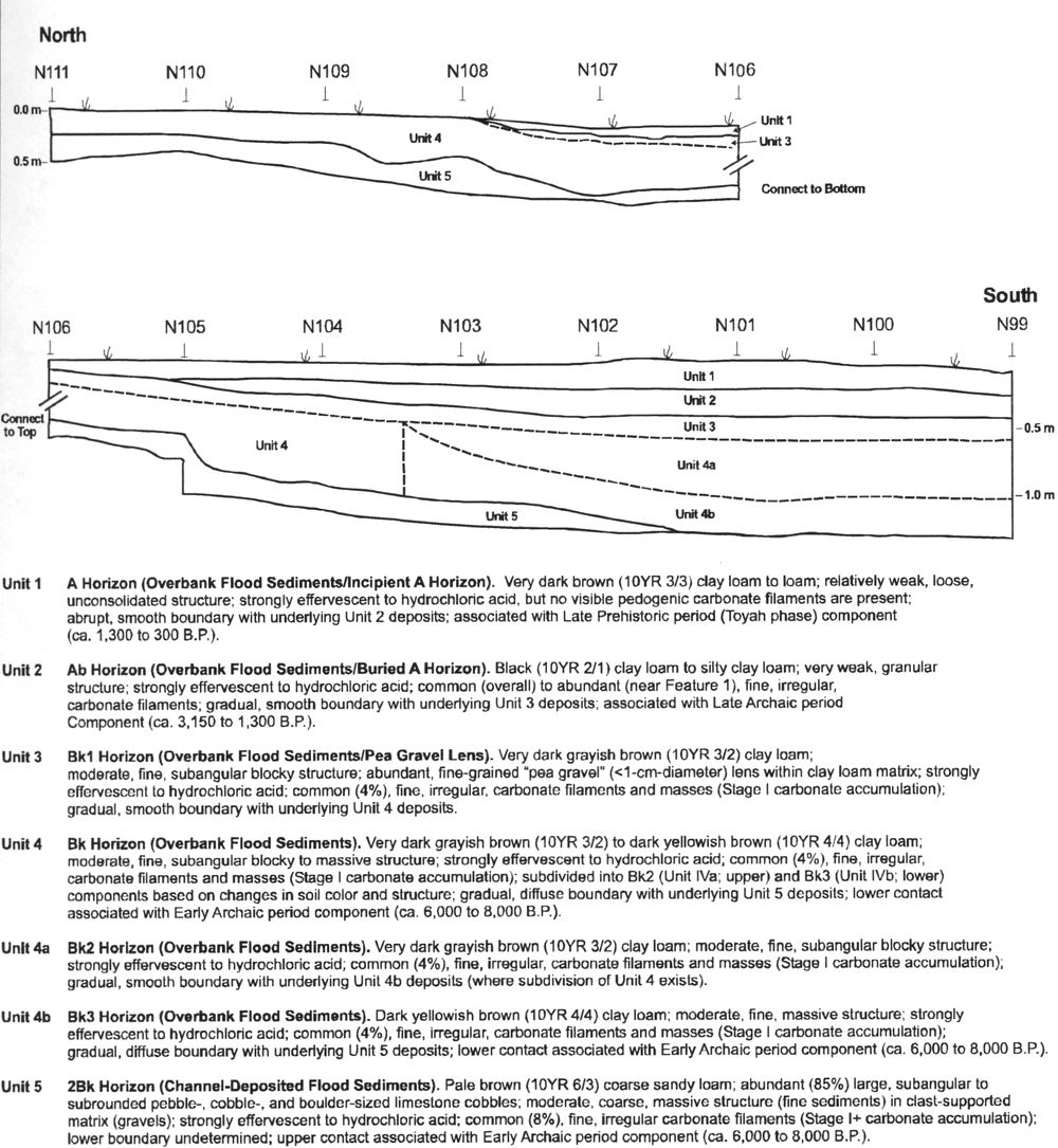 Stratigraphic profile