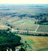 aerial photo of Wolf Creek Valley