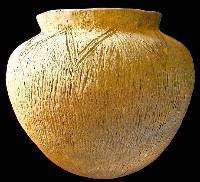 photo of cordmarked jar