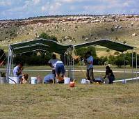 photo of excavation of a pithouse