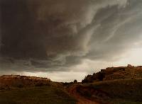 photo of looming storm clouds