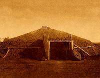 photo of Mandan earthlodge