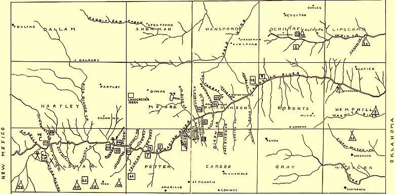 map of oklahoma panhandle. Panhandle Pueblo Culture