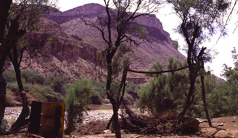 photo of an abandoned camp