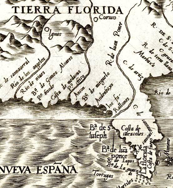 Map of La Florida, 1562