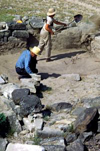 photo fo the excavation