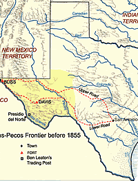 Trans Pecos before 1855