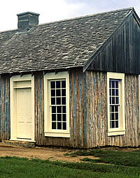 Photo of barracks at Fort Richardson