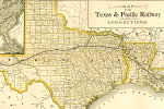 Texas and Pacific Railroad map