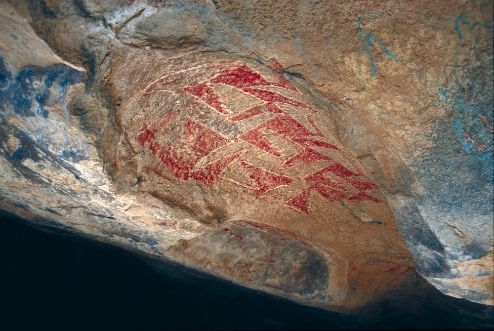 Painting of prehistoric peoples