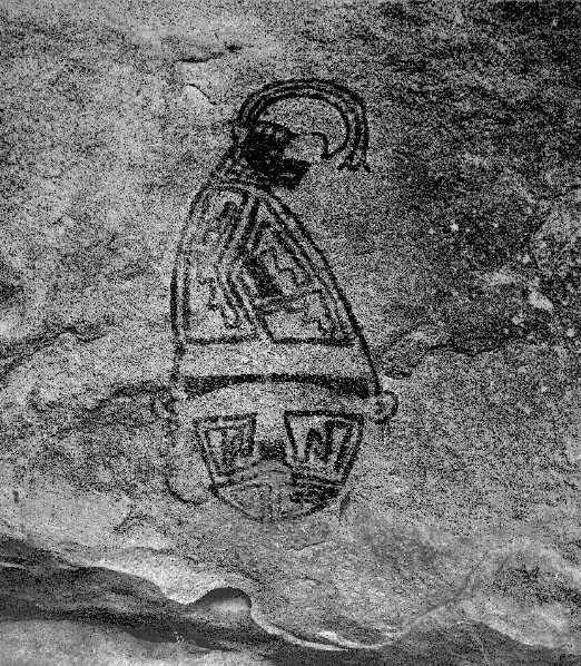 Painting of prehistoric peoples