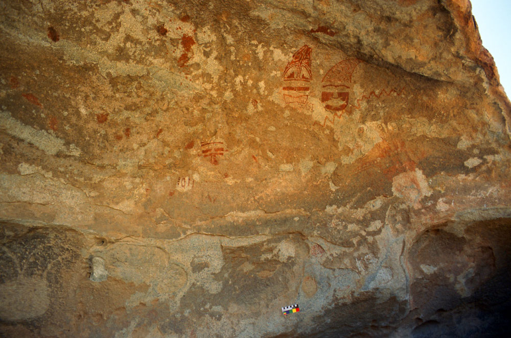 Painting of prehistoric peoples