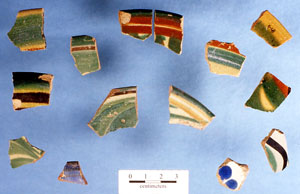 photo of Spanish majolica pottery