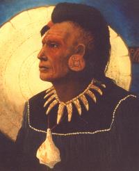 illustration of a caddo leader - grand chinesi