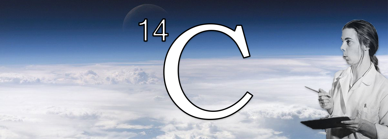 digital collage: a photograph of earth's atmosphere with cloud layer superimposed by the text