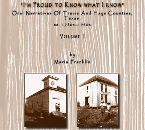 Cover of the oral history book by Maria Franklin, “I’m Proud to Know What I Know”: 