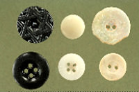 photo of buttons found at the farm