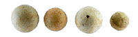 photo of hard clay marbles