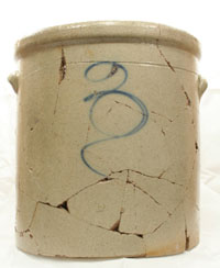 photo of a large circular container found on the farm