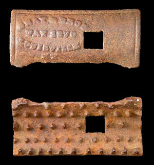 photo of a part of a corn sheller found at the farm
