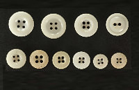photo of buttons found at the farm