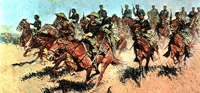 Cavalry Charge on the Southern Plains by Frederick Remington. Courtesy of the Amon Carter Museum.