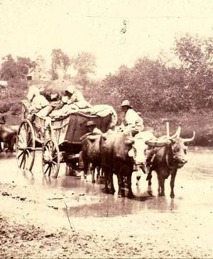 photo of crossing point on the Medina River