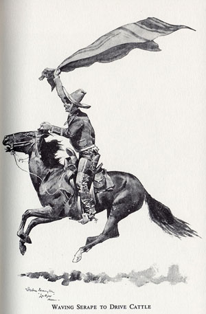 illustration of a vaquero