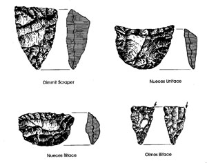 illustration of distally bevelev tool forms