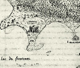 Map of Fort Frontenac