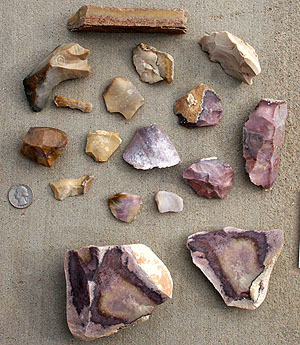 photo of Purple-tan chert