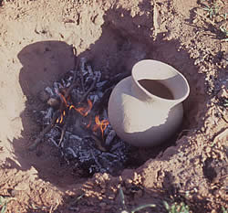 warming the pot