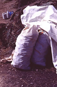 photo of bags of cerote